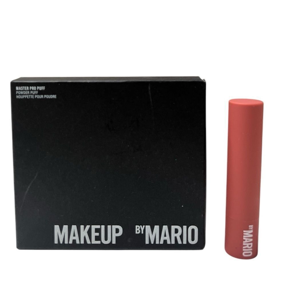 MAKEUP BY MARIO Bundle, Puff and Lipstick